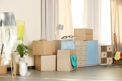 Removal team planning a flat move in Leyton