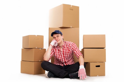 Secure storage units for removals in Leyton